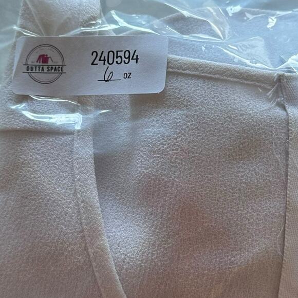 Womens Blouse Small White Classic Textured Minimalist Classic Timeless Polished - Picture 7 of 7